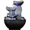 Ecost prekė po grąžinimo Zen 'Light Natural Boro Fontaine dervos sidabras 13 x 13 x 17 cm (Atnaujinta)