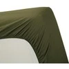 Ambiante Cotton Uni HL Olive Žalias paklodė su guma Čiužinio dydis - 140x200 cm