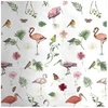 Beddinghouse Medvilninis vaikiškas pagalvės užvalkalas Flower Birds Rožinė Pagalvės matmenys - 40x60 cm