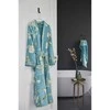 Chalatas Van Gogh Blossom Mėlyna Chalato dydis - XXL