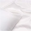 Fejos Namai PREMIUM satino patalynės komplektas COCONUT Baltas Pagalvės matmenys - 50x70 cm, Antklodės matmenys - 240x220 cm