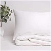Fejos Namai PREMIUM satino patalynės komplektas COCONUT Baltas Pagalvės matmenys - 50x70 cm, Antklodės matmenys - 240x220 cm