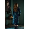 Pip Studio Chalatas Les Fleurs Dark Mėlyna Chalato dydis - L