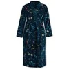 Pip Studio Chalatas Les Fleurs Dark Mėlyna Chalato dydis - L