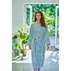 Pip Studio Chalatas Les Fleurs Mėlyna Chalato dydis - XL