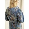 Pip Studio Chalatas Secret Garden Mėlyna Chalato dydis - XXL