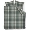 Riviera Maison Patalynės komplektas Tartan Check Žalias Pagalvės matmenys - 50x70 cm, Antklodės matmenys - 140x200 cm