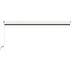 Automatinė markizė su LED/vėjo jutikliu, kreminė, 500x350cm