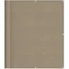 Balkono pertvara, taupe, 120x800cm, 100% oksfordo poliesteris