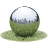 Baseino fontanas-sfera su LED, nerūd. plienas, 40 cm