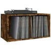 Dėžė vinilinėms plokštelėms, ąžuolo, 71x34x36cm, mediena
