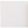 Dvipusė sodo tvora, baltos spalvos, 110x500cm
