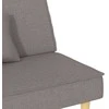Dvivietė sofa-lova, taupe spalvos, audinys