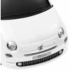 Elektrinis vaikiškas automobilis Fiat 500, baltos spalvos