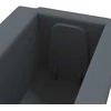 Gėlių loveliai Euro paletėms, 12vnt., pilki, 36x13,5x9,5cm, PP