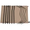 Gultai, 2vnt., taupe, 180x60x19cm, audinys ir plienas