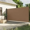 Ištraukiama šoninė markizė, taupe spalvos, 220x500cm