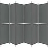 Kambario pertvara, 6 dalių, antracito, 300x220cm, audinys
