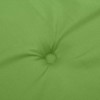 Kėdės pagalvėlės, 4vnt., žalios, 100x50x4cm, audinys