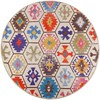 Kilimas, spalvotas, 120cm skersmens, neslystantis, plaunamas