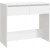 Konsolinis staliukas, baltos spalvos, 89x41x76,5cm, plienas