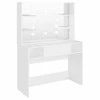 Kosmetinis staliukas su LED, baltas, 100x40x135cm, MDF