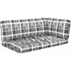 Lauko baldų komplektas Dvivietė sofa iš palečių su pagalvėlėmis, impregnuota pušis