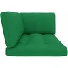 Lauko baldų komplektas Dvivietė sofa iš palečių su pagalvėlėmis, impregnuota pušis