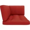 Lauko baldų komplektas Dvivietė sofa iš palečių su pagalvėlėmis, impregnuota pušis