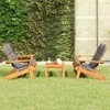 Lauko baldų komplektas Sodo adirondack komplektas, 3 dalių, akacijos medienos masyvas