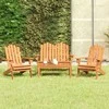 Lauko baldų komplektas Sodo adirondack komplektas, 4 dalių, akacijos medienos masyvas