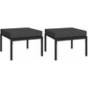 Lauko baldų komplektas Sodo komplektas su pilkomis pagalvėlėmis, 6 dalių, plienas