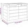 Lauko dėžė pagalvėlėms, ruda, 77,5x44,5x53cm, PP