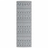 Lauko kilimas, pilkos spalvos, 80x250cm, PP