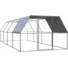 Lauko narvas viščiukams, 3x8x2m, galvanizuotas plienas