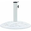 Lauko skėčio pagrindas, baltos spalvos, 9kg, 40cm, ketus