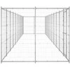 Lauko voljeras šunims, galvanizuotas plienas, 26,62m²