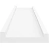Lentynos nuotraukų rėmeliams, 2vnt., baltos, 40x9x3cm, MDF