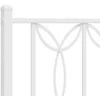 Lova Lovos rėmas su galvūgaliu/kojūgaliu, baltas, 90x190cm, metalas