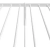 Lova Metalinis lovos rėmas su galvūgaliu, baltos spalvos, 107x203cm