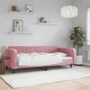 Lova Sofa, rožinės spalvos, 90x200cm, aksomas