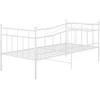 Sofos-lovos rėmas, baltos spalvos, 90x200cm, metalas