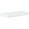 Lova su čiužiniu, juodos spalvos, 90x190cm, audinys