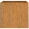 Loveliai, 2vnt., 42x40x39cm, Corten plienas