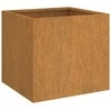 Loveliai, 2vnt., 32x30x29cm, Corten plienas
