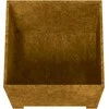 Loveliai su kojelėm, 2vnt., rūdžių, 42x40x43cm, Corten plienas