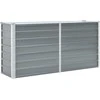 Lovelis, pilkos spalvos, 160x40x77cm, galvanizuotas plienas