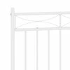 Metalinis galvūgalis, baltos spalvos, 135cm
