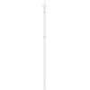 Metalinis galvūgalis, baltos spalvos, 193cm