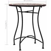 Mozaikinis bistro staliukas, rudos spalvos, 60cm, keramika